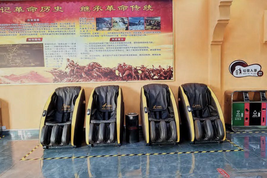 高速服务区司机之家共享按摩椅