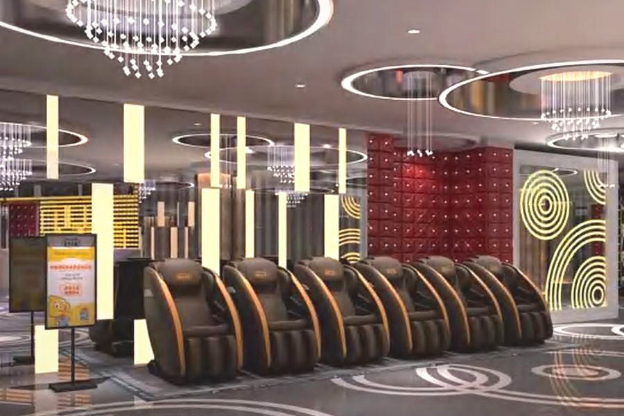KTV 与娱乐场所共享按摩椅